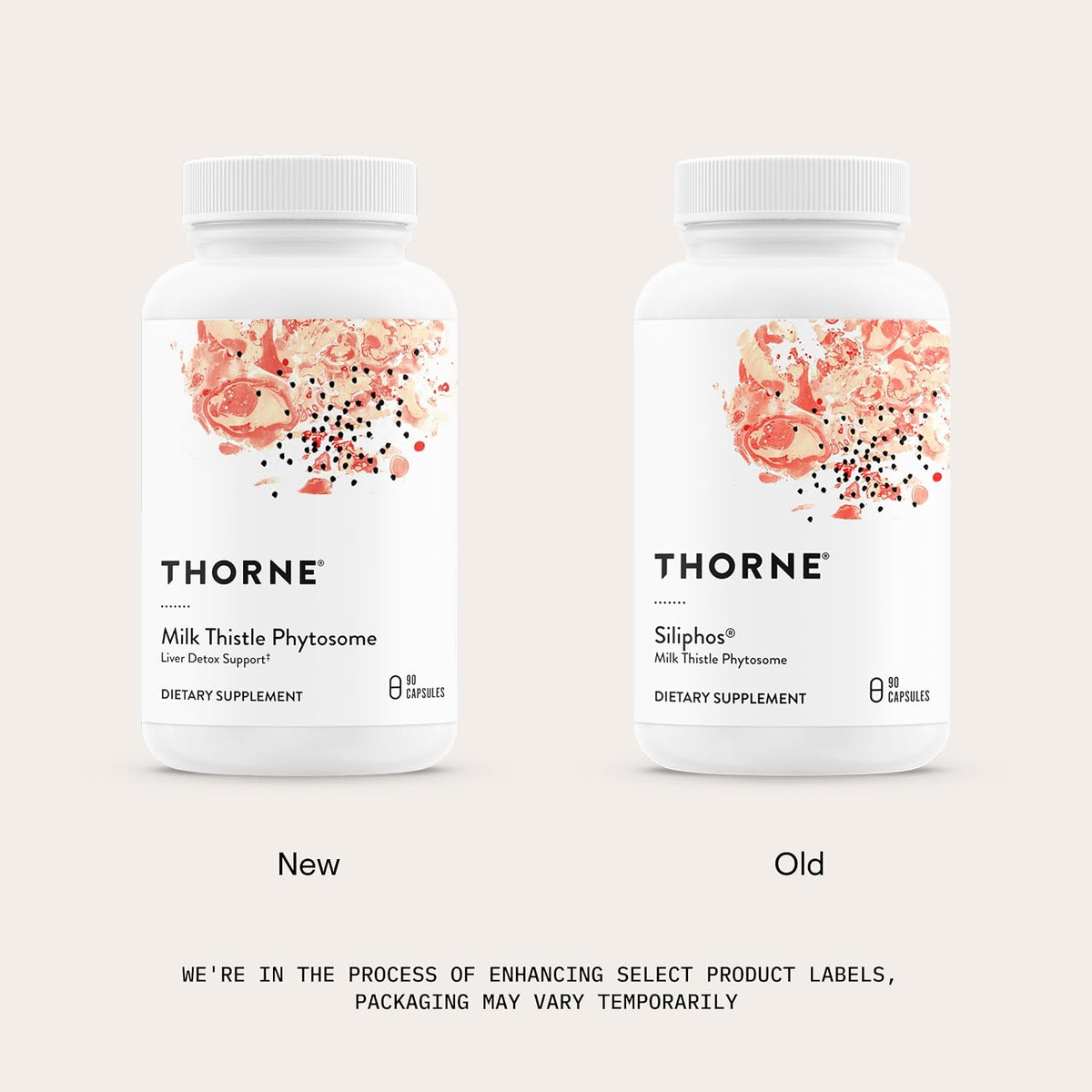 THORNE - Milk Thistle Phytosome (Formerly Siliphos) - Botanical Extract Complex for Antioxidant and Liver Support* - Third-Party Certified - Gluten, Dairy & Soy-Free - 90 Capsules