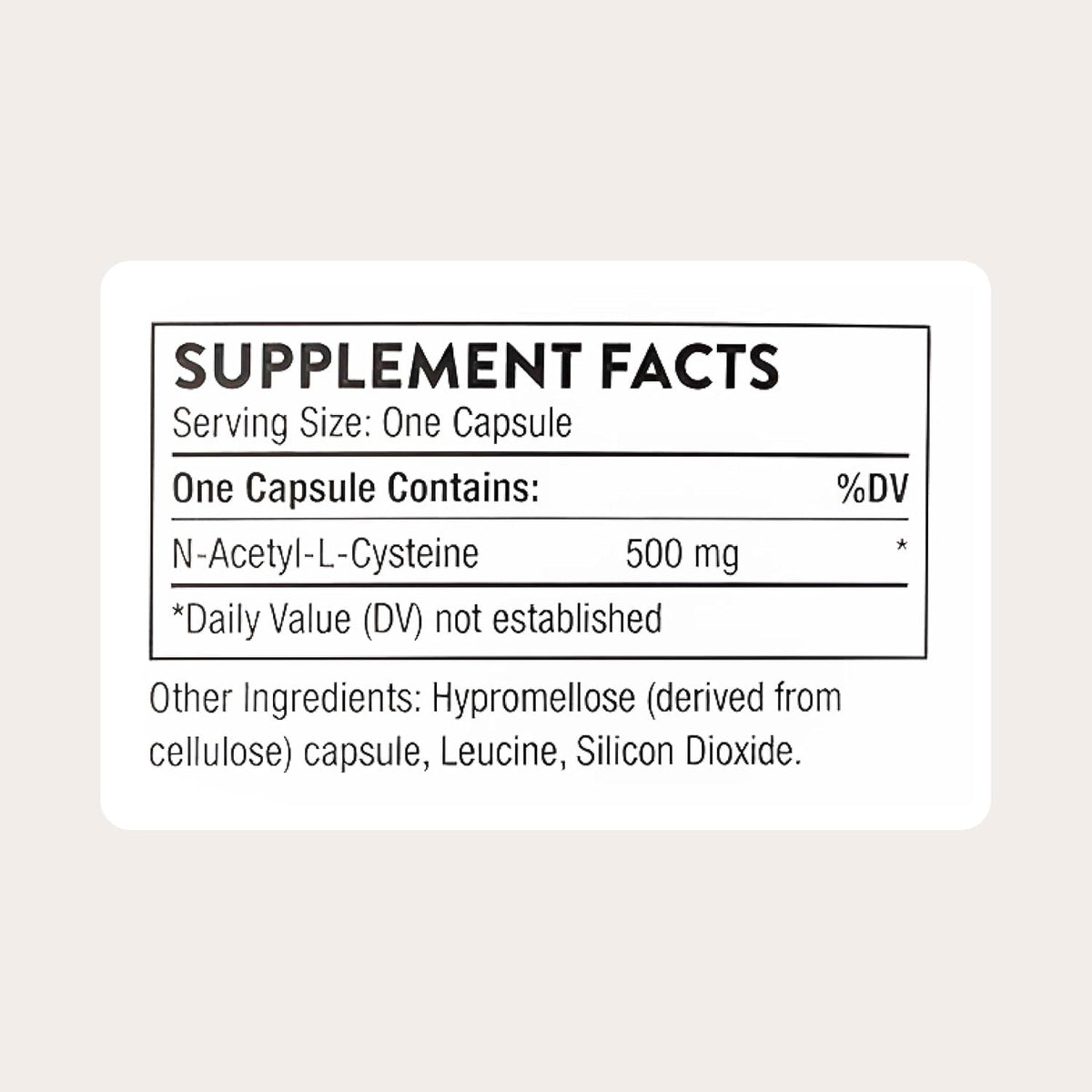 THORNE - NAC - N-Acetylcysteine - 500mg - Supports Respiratory Health & Immune Function - Promotes Liver & Kidney Detox* - Gluten, Dairy & Soy-Free - 90 Servings