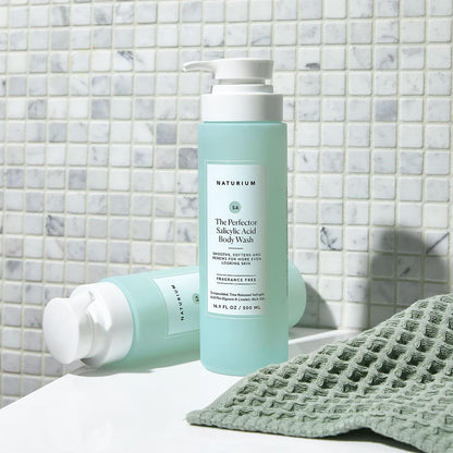 Naturium The Perfector/Booster/Brightener/Energizer/Glow Getter/Multi Vitamin Body Wash, Gentle & Smoothing Cleanser - 16.9 Fl Oz