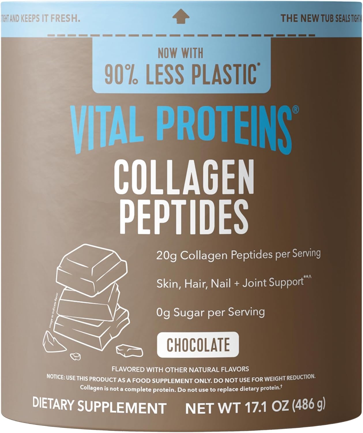 Vital Proteins Collagen Peptides Powder Vanilla - Supports Hair, Skin, Nails, Bones, Joints, Powder for Women