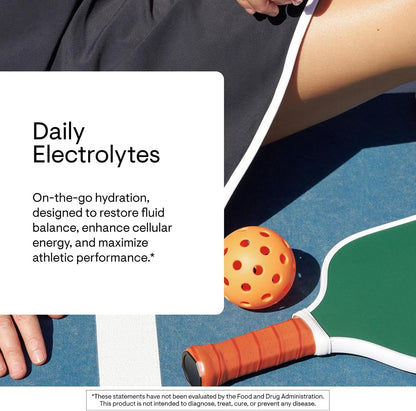 THORNE - Daily Electrolytes - Zero Sugar & Low-Calorie Electrolyte Powder Drink Mix - Flavors Derived from Natural Sources - NSF Certified for Sport - Variety - 30 Stick Packs