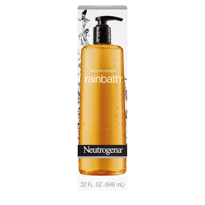 Neutrogena Rainbath Cleansing Shower & Bath Gel, Daily Moisturizing Body Wash Cleanser & Shaving Gel for Men & Women, Clean-Rinsing Creamy Lather for Softer & Smoother Skin, Original Scent, 32 fl. Oz