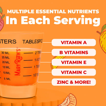 MARYRUTH'S Liquid Multivitamin+Hair Growth | Biotin 10000mcg | Lustriva Hair Growth Supplement | Clinically Tested in Women for Thicker Hair&Facial Wrinkle | Skin Care | Ages 18+