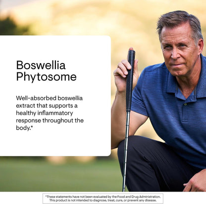 THORNE - Boswellia Phytosome - Supports a Healthy Inflammatory Response in the Brain, Lungs, GI Tract, Muscles, Joints & Tendons* - Third-Party Certified - Gluten, Dairy & Soy-Free - 60 Capsules