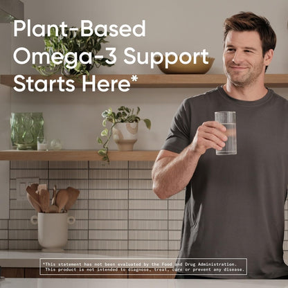 Sports Research® Vegan Flaxseed Oil 1200mg, 180 Plantgels™ | Herbal Supplement with Plant-Based ALA Omega 3 - Vegan Certified & Non-GMO Verified - Gluten, Soy & Carrageenan Free