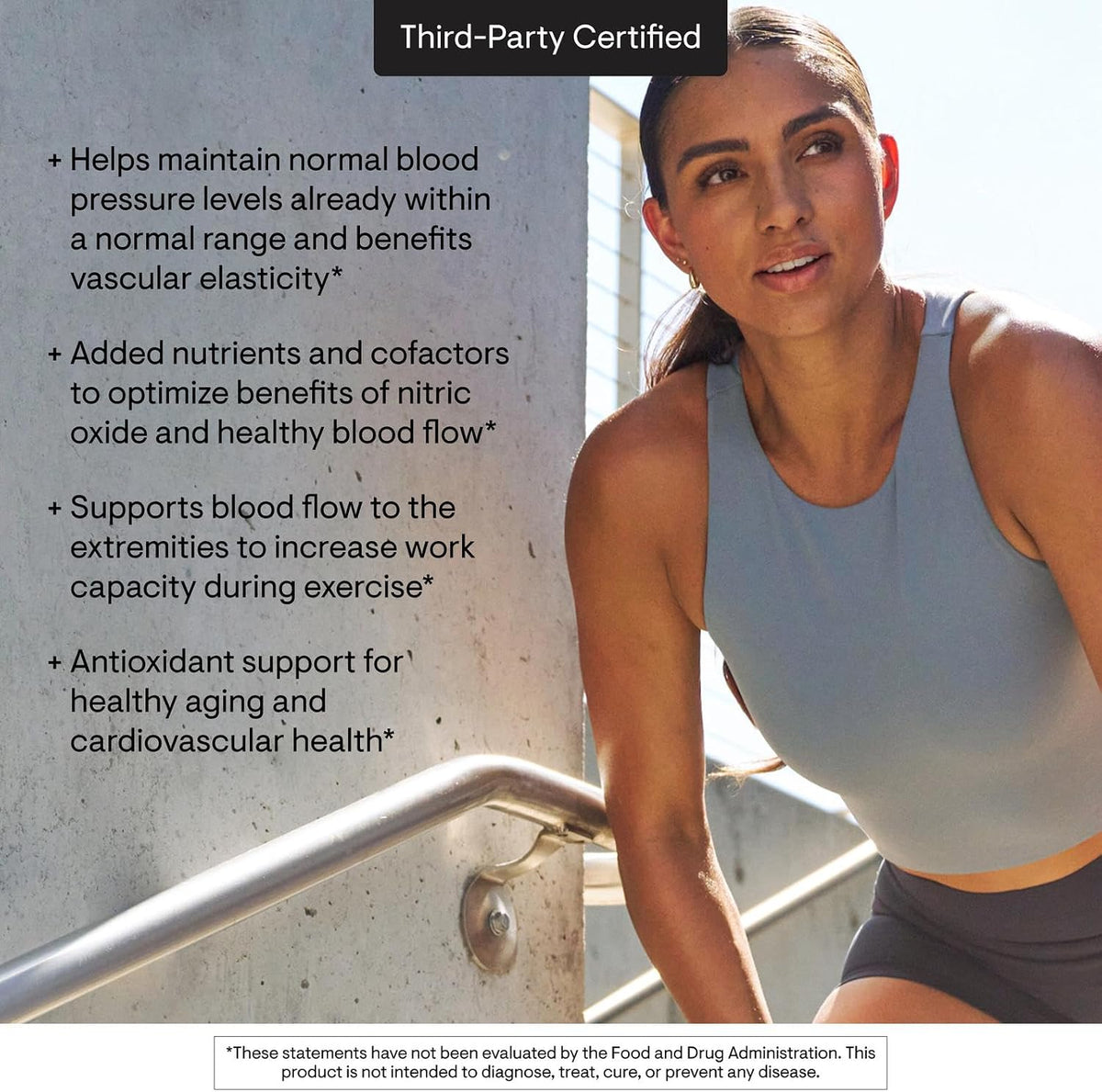 THORNE - L-Arginine Plus - Added Antioxidant Support - Supports Heart Health, Nitric Oxide Production, Exercise Capacity & Optimal Blood Flow* - Third-Party Certified - Dairy-Free - 180 Capsules