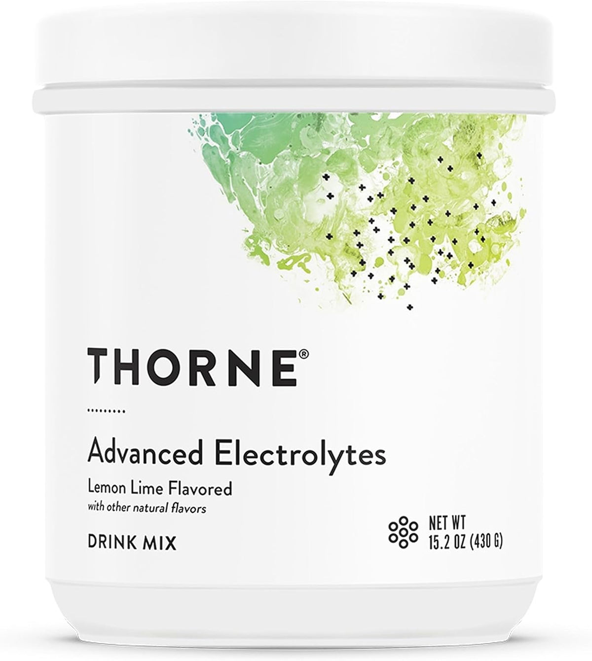 THORNE - Advanced Electrolytes - Hydration Electrolyte Powder Drink Mix for Endurance, Performance & Recovery Support - NSF Certified for Sport - Lemon Lime - 20 Servings