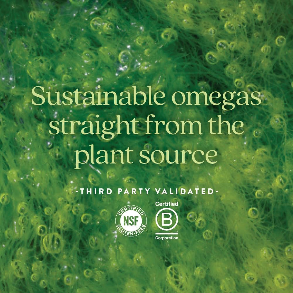 New Chapter Vegan DHA, EPA, and DPA Supplement- Vegan Omega-3 Complex for Heart, Brain, Eye & Joint Support - 30 Softgels