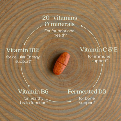 New Chapter Iron Supplement, Whole-Food Fermented Iron Complex Made with Organic Vegetables & Herbs + One Daily Non-Constipating Dose- 60ct, 2 Month Supply