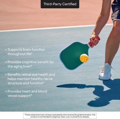 THORNE - Advanced DHA - Omega-3 Fish Oil Supplement with EPA & DHA in Triglyceride Form - Supports Brain, Nerve, Eye, Blood Vessel & Heart Health* - Third-Party Certified - Gluten-Free - 60 Softgels