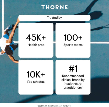 THORNE - Amino Complex - Clinically-Validated EAA and BCAA Powder for Pre or Post-Workout - Promotes Lean Muscle Mass & Exercise Recovery* - Berry - NSF Certified for Sport - Dairy-Free - 30 Servings