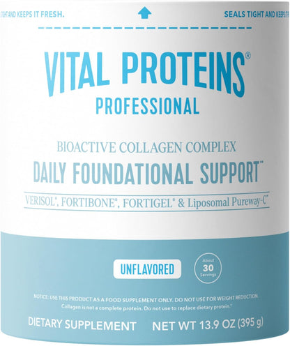 Vital Proteins® Professional Daily Foundational Support, 12g Bioactive Collagen Peptides, Reduces Fine Lines & Wrinkles, Supports Joint Mobility**
