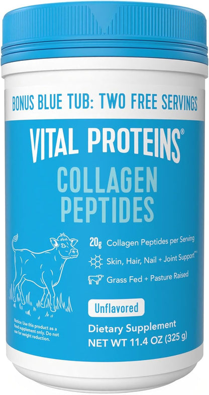 Vital Proteins Collagen Peptides Powder - Chocolate Powder for Hair, Nail, Skin, Bone & Joint Health, 13.5oz