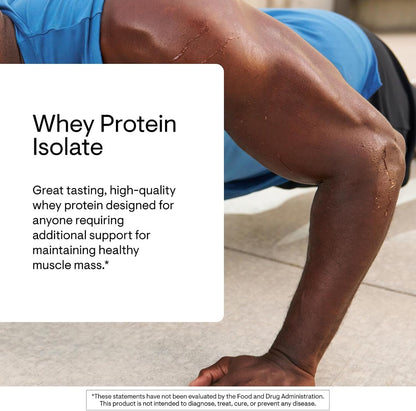 THORNE - Whey Protein Isolate - Balanced Amino Acids Profile with BCAAs - 21 Grams of Easy to Digest Whey Protein Powder - NSF Certified for Sport - Vanilla - Gluten & Soy-Free - 14 Packets