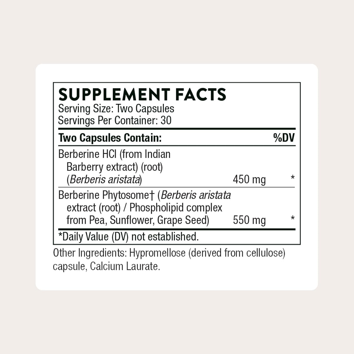 THORNE - Berberine - Dual Action Formula with Phytosome Plus Botanical Extract - Support Heart Health, Immune System, Healthy GI & Cholesterol* - Gluten-Free - 30 Servings
