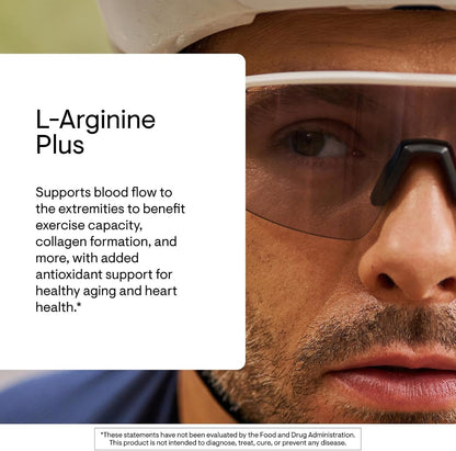 THORNE - L-Arginine Plus - Added Antioxidant Support - Supports Heart Health, Nitric Oxide Production, Exercise Capacity & Optimal Blood Flow* - Third-Party Certified - Dairy-Free - 180 Capsules