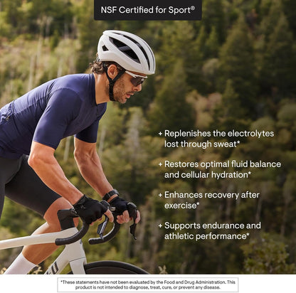 THORNE - Daily Electrolytes - Zero Sugar & Low-Calorie Electrolyte Powder Drink Mix - Flavors Derived from Natural Sources - NSF Certified for Sport - Watermelon - 30 Stick Packs