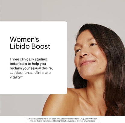 THORNE - Women's Libido Boost - Supports Vaginal Moisture, Mood & Overall Sexual Wellness* - Libido Supplement with Damiana, Fenugreek & Shatavari Extracts - NSF Certified for Sport - 60 Capsules