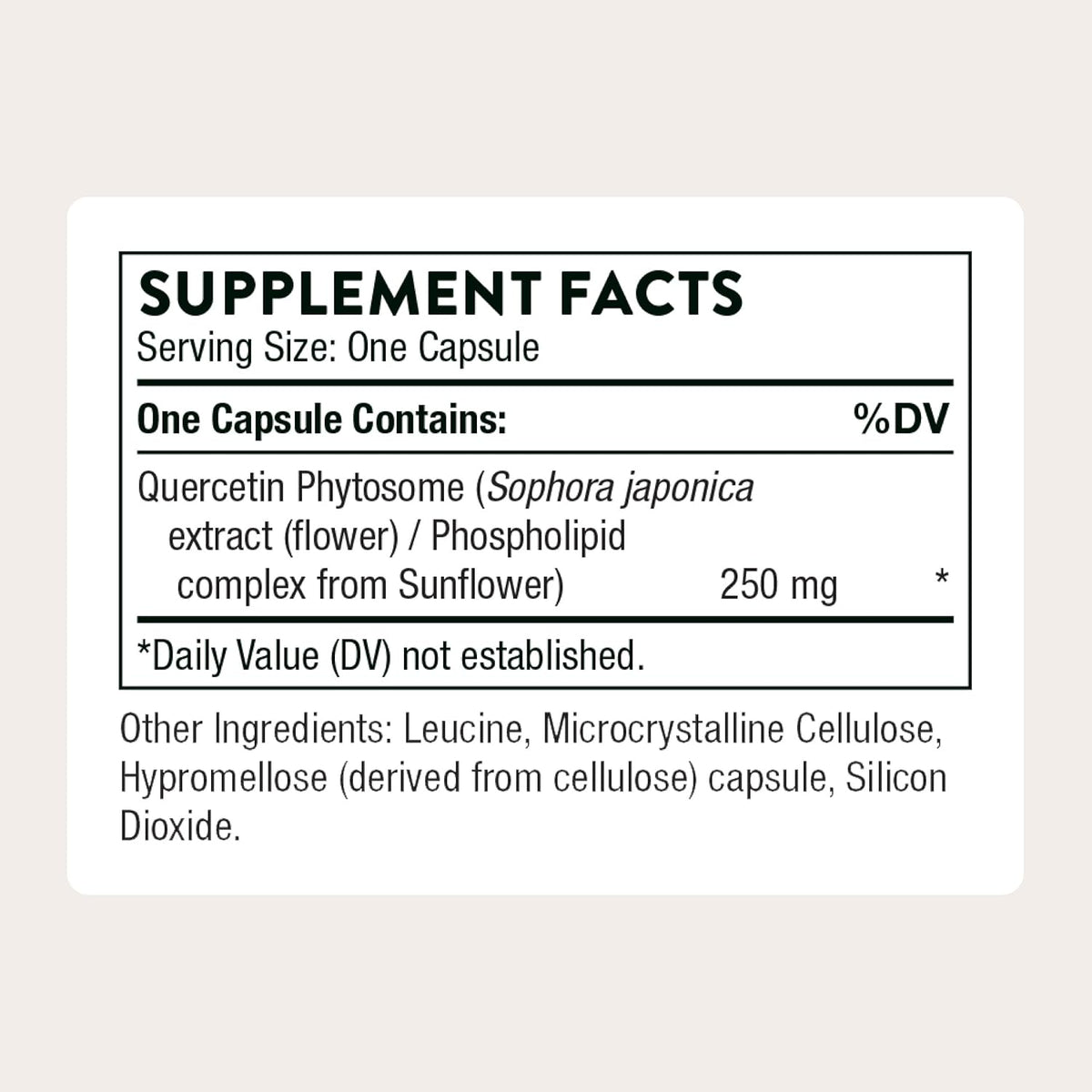 THORNE - Quercetin Phytosome - Antioxidant Supplement for Immune Health, Respiratory Support & Seasonal Allergy Relief* - Third-Party Certified - Gluten, Dairy & Soy-Free - 60 Capsules