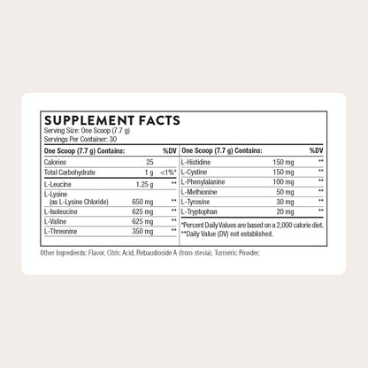 THORNE - Amino Complex - Clinically-Validated EAA and BCAA Powder for Pre or Post-Workout - Promotes Lean Muscle Mass & Exercise Recovery* - Berry - NSF Certified for Sport - Dairy-Free - 30 Servings