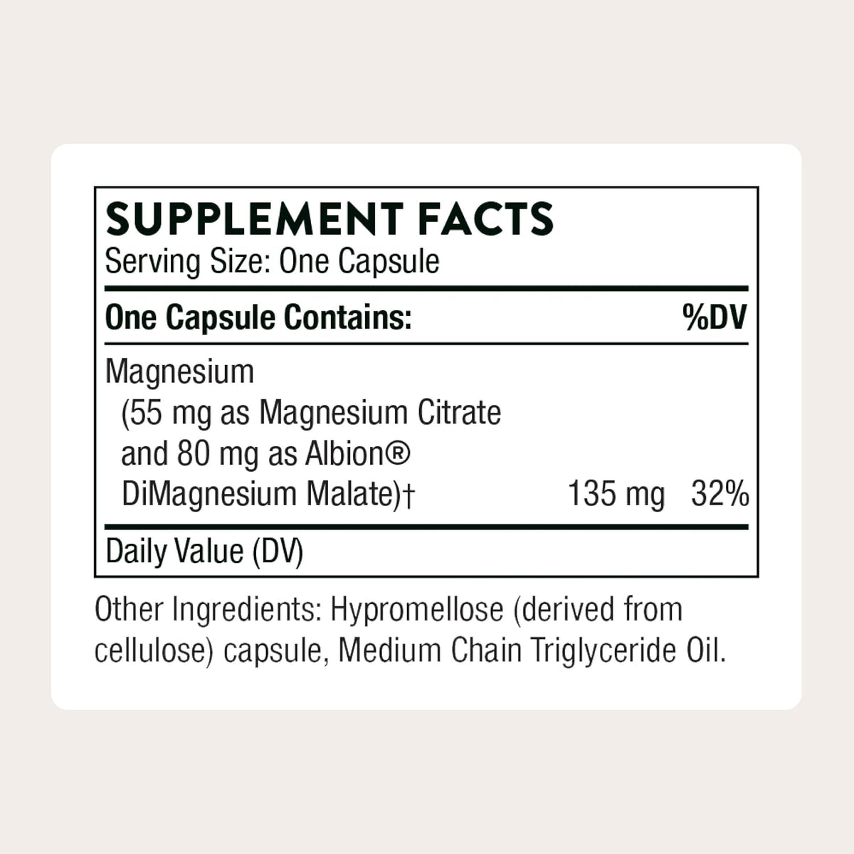 THORNE - Magnesium CitraMate - Magnesium Citrate & Malate Supplement - Supports Heart Health, Skeletal Muscles, Cardiac & Lung Function, Bone Density & More* - Third-Party Certified - 90 Servings
