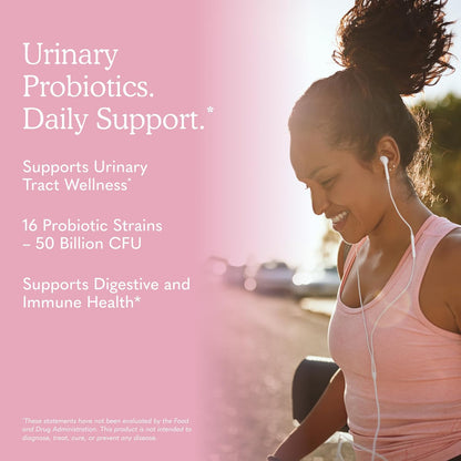 Garden of Life Dr. Formulated Probiotics Urinary Tract+ - 50 Billion CFU - Supports Digestive, Immune & Urinary Tract Health - Shelf Stable - 60 Vegetarian Capsules