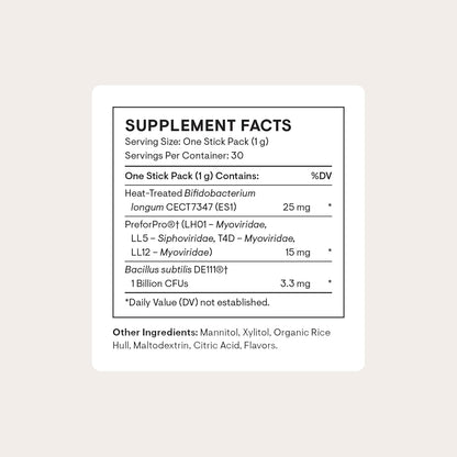 THORNE - Complete Biotic - Probiotic, Prebiotic & Postbiotic for Women, Men & Kids - Supports Gut, Digestive & Immune Health* - Occasional Constipation, Diarrhea, Gas & Bloating Relief* - 30 Servings