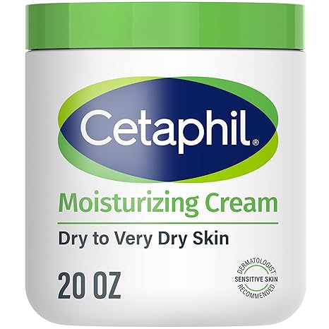 Cetaphil Face & Body Moisturizer, Hydrating Moisturizing Cream for Dry to Very Dry, Sensitive Skin, 16/20 oz, Fragrance Free, Non-Comedogenic, Non-Greasy