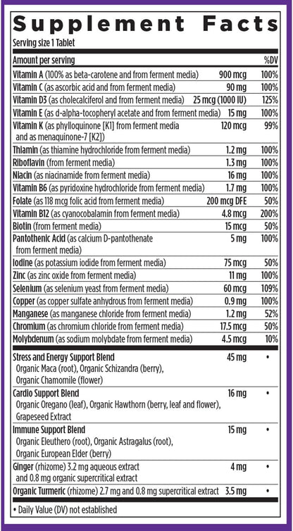 New Chapter Men’s Multivitamin, B6, Extra B12, D3, Vitamin C & Zinc, Immune, Heart, Cellular Energy, and Brain Health, Gentle on The Stomach, One Daily, Non-GMO, Gluten-Fre