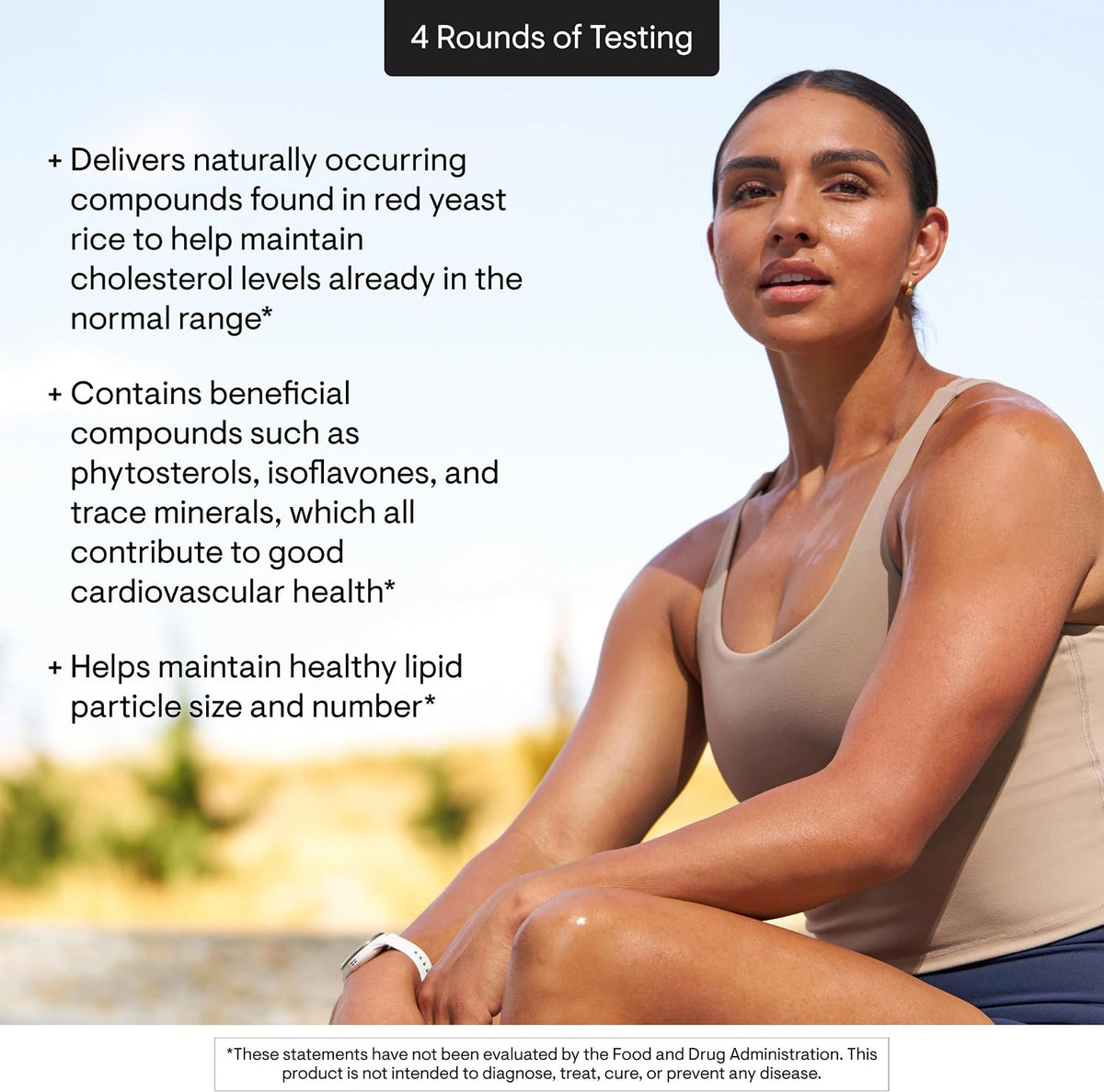THORNE - Red Yeast Rice - Supports Healthy Cholesterol Levels Already in a Normal Range, Heart Health & Blood Pressure* - Third-Party Certified - Gluten-Free, Dairy-Free - 120 Capsules