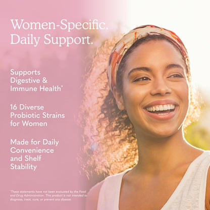 Garden of Life Dr. Formulated Once Daily Women's Probiotics with 50 Billion CFU & Organic Prebiotics – Vaginal Health, Digestive Support, Immune Support, Dairy Free, 30 Capsules