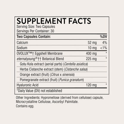 THORNE - Radiant Skin Complex - Hyaluronic Acid & Clinically Studied Ingredients - Skin Hydration & Healthy Aging Support - Helps Reduce Fine Lines & Wrinkles* - NSF Certified for Sport - 60 Capsules