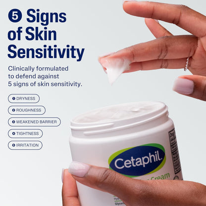 Cetaphil Face & Body Moisturizer, Hydrating Moisturizing Cream for Dry to Very Dry, Sensitive Skin, 16/20 oz, Fragrance Free, Non-Comedogenic, Non-Greasy