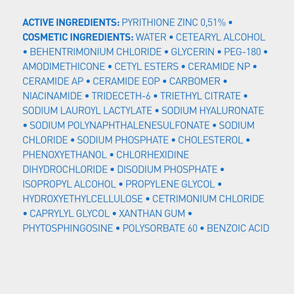 CeraVe Hydrating Anti Dandruff Conditioner, 0.5% Pyrithione Zinc Dandruff Treatment With Ceramides, Hyaluronic Acid & Niacinamide, Helps Eliminate Flakes & Reduce Itchy Scalp, Sulfate Free Conditioner | Hydrating