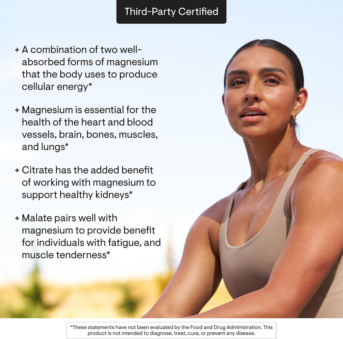 THORNE - Magnesium CitraMate - Magnesium Citrate & Malate Supplement - Supports Heart Health, Skeletal Muscles, Cardiac & Lung Function, Bone Density & More* - Third-Party Certified - 90 Servings