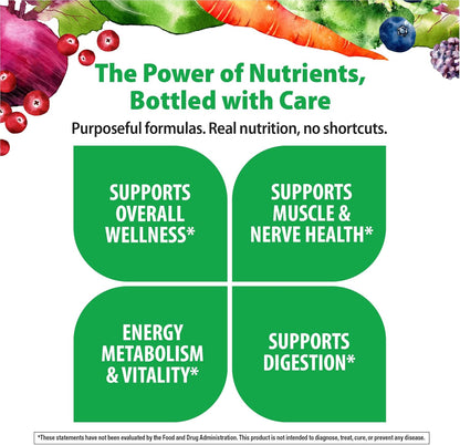 Rainbow Light Mens Multivitamin One + | 30/60/120 Caplets | Supports Energy & Antioxidant Health | with Real Food Nutrients, Digestive Enzymes & Probiotics