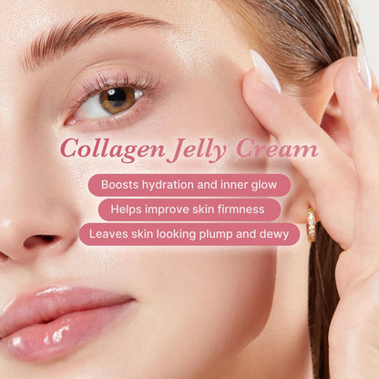 Medicube Collagen Jelly Cream- Niacinamide & Freeze-Dried Hydrolyzed Collagen - Boosts skin's barrier hydration and gives 24h Glow & Lifted Look - Korean skincare (1.69 Oz & 3.71 Oz)