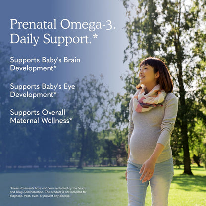 Garden of Life Minami Prenatal Omega-3 DHA Fish Oil Supplement with 480mg DHA & 104mg EPA – Prenatal Omega 3 Fish Oil for Pregnancy & Breastfeeding, Non-GMO, Lemon Flavored, 30 Softgels