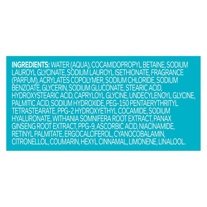 OLLY Calm Body Wash with Hyaluronic Acid, Adaptogens & Vitamin B3– Nourishing Cleanser for Skin Barrier Repair, Deep Hydration, Eucalyptus Amber Scent, 17oz
