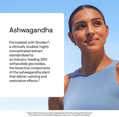 THORNE - Ashwagandha - Highly Concentrated Shoden - Calming Stress Support for Women & Men - Supports Daytime Energy, Mental Clarity & Optimal Immune Function* - Third-Party Certified - 30 Capsules