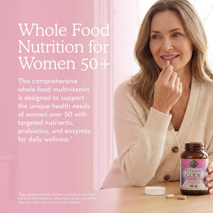 Garden Of Life, Vitamin Code 50 Wiser Womens Multi 120 Organic, 120 Count