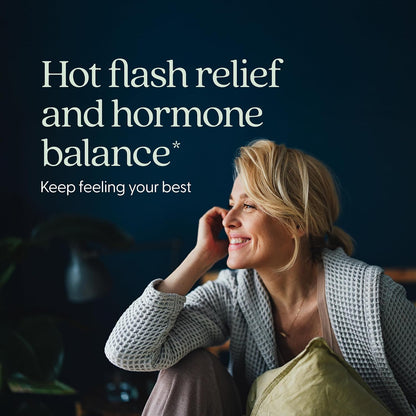 New Chapter Menopause Supplement - Estrotone Herbal Hormone Balance for Women in Perimenopause, with Black Cohosh for Hot Flash Relief & to Reduce Night Sweats + Vitex, No Added Hormones - 30 ct