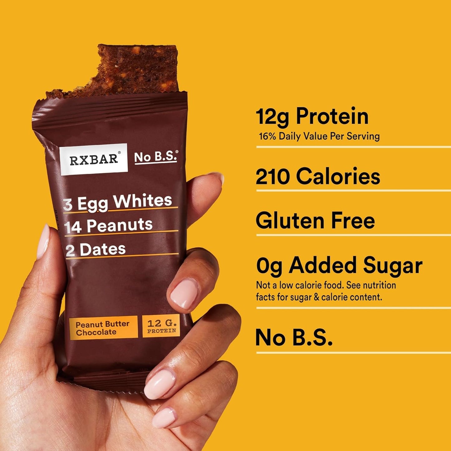 RXBAR Protein Bars, Protein Snack, Snack Bars, Peanut Butter Chocolate