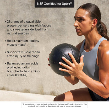 THORNE - Whey Protein Isolate - Balanced Amino Acids Profile with BCAAs - 21 Grams of Easy to Digest Whey Protein Powder - NSF Certified for Sport - Chocolate - Gluten & Soy-Free - 14 Packets