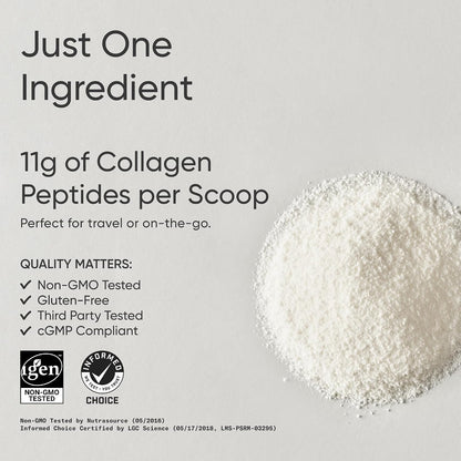 Sports Research® Collagen Peptides Protein Powder 16oz (Unflavored) | 11g Grass-Fed Collagen per Scoop · Hair, Skin & Joint Support · Easy to Mix in Coffee & Shakes - 41 Servings