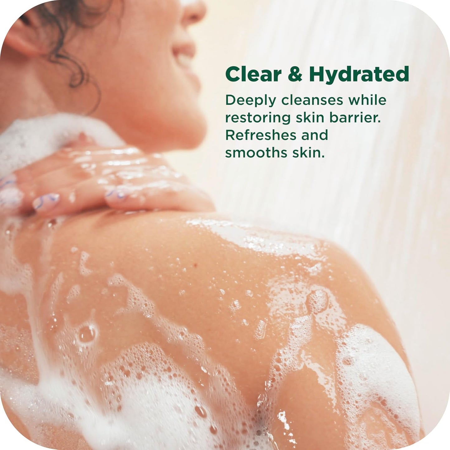 OLLY Body Wash Clear Mood + Skin with salicylic acid, niacinamide & vitamin A for smoother skin 17 Fl Oz