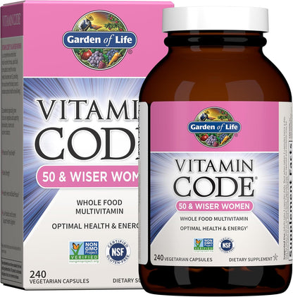 Garden Of Life, Vitamin Code 50 Wiser Womens Multi 120 Organic, 120 Count