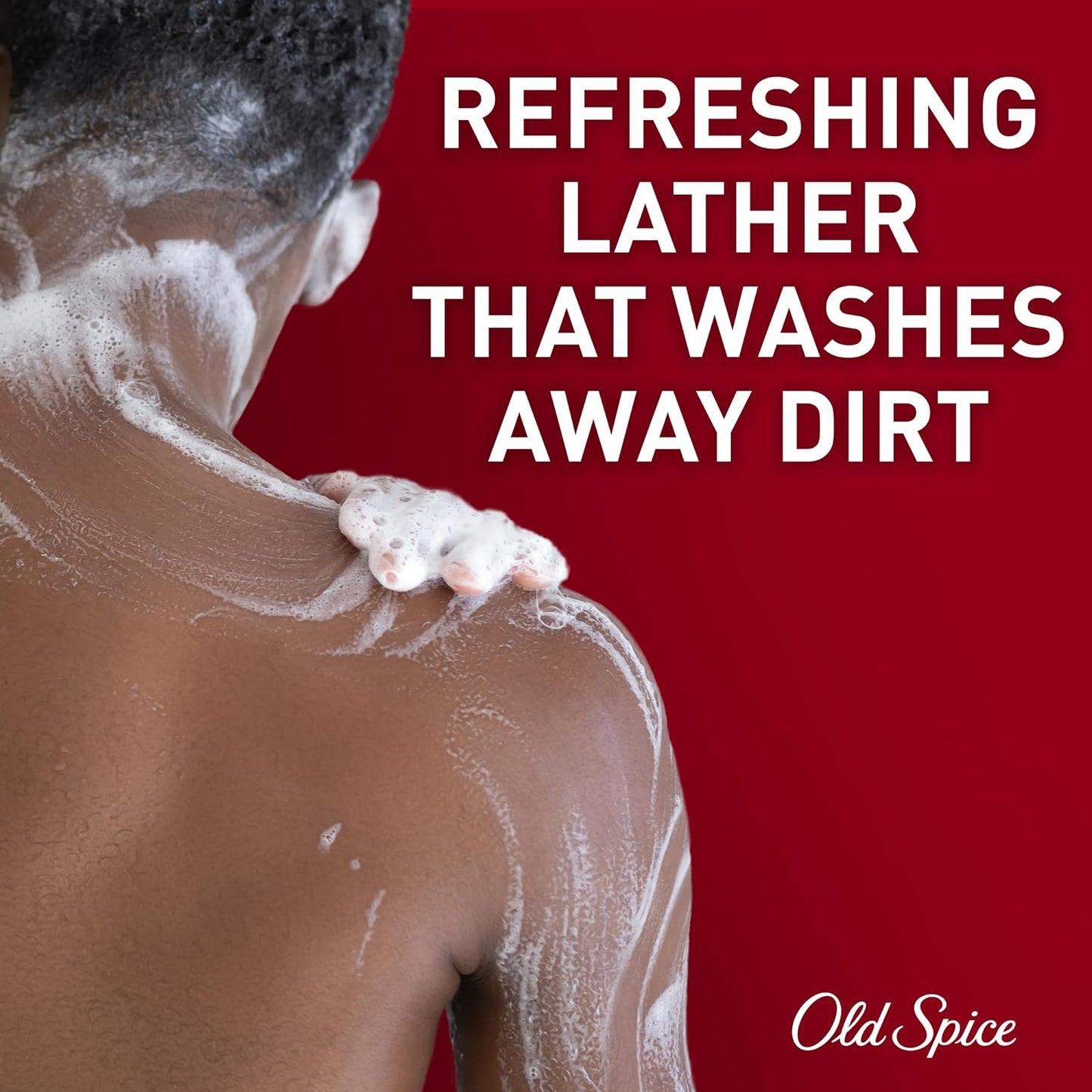 Old Spice Refreshing Body Wash for Men, 3X Defense, 24/7 Shower Fresh with Long Lasting Scent, Red Collection, Captain with Bergamot Scent, 33.4 oz
