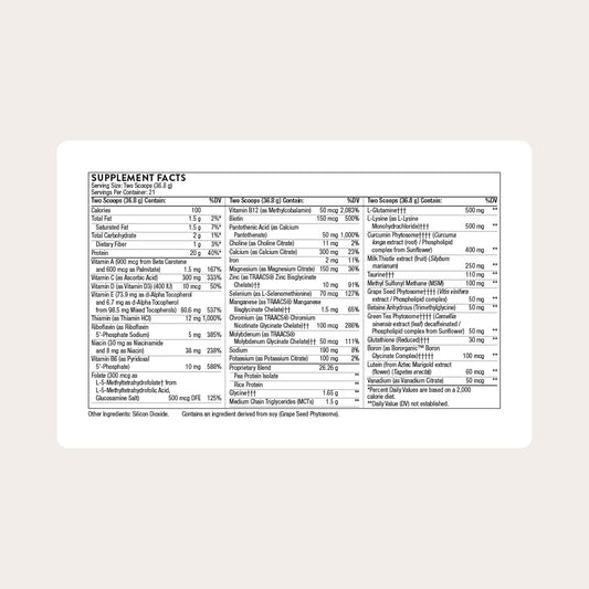 THORNE - MediClear Plus - Rice & Pea Protein Powder Supplement with a Complete Multi-Vitamin & Mineral Profile - Support for an Elimination or Detox Program* - Third-Party Certified - 21 Servings