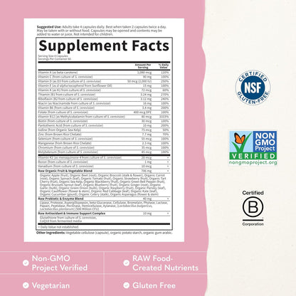 Garden Of Life, Vitamin Code 50 Wiser Womens Multi 120 Organic, 120 Count